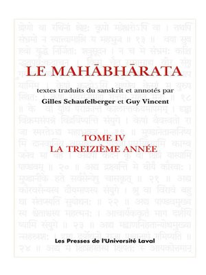 cover image of Le Mahâbhârata 4